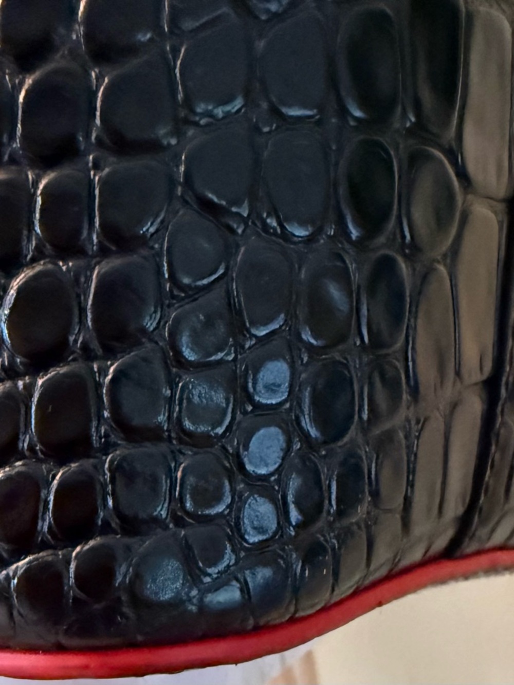 Christian Louboutin Large Black Patent Cabarock Tote, Very good condition - Picture 7 of 16
